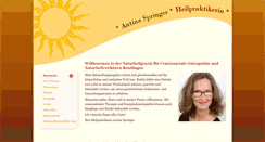 Desktop Screenshot of heilpraxis-antinaspringer.de